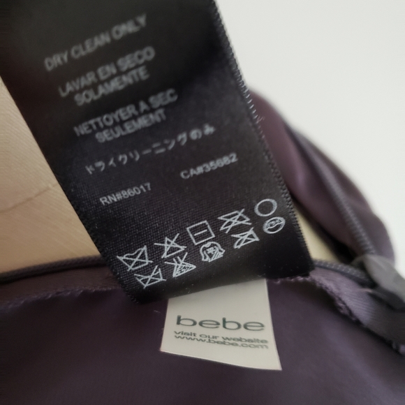 BEBE asymmetrical cowl wrap top - Picture 6 of 9